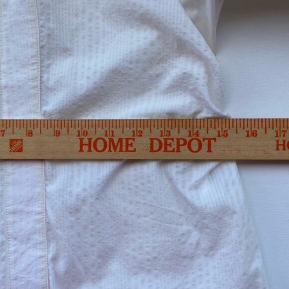 La Robe Santon by Jacquemus : Puff Sleeve Soeula Curved Hem Mini Dress : Sz 38 - Picture 15 of 16